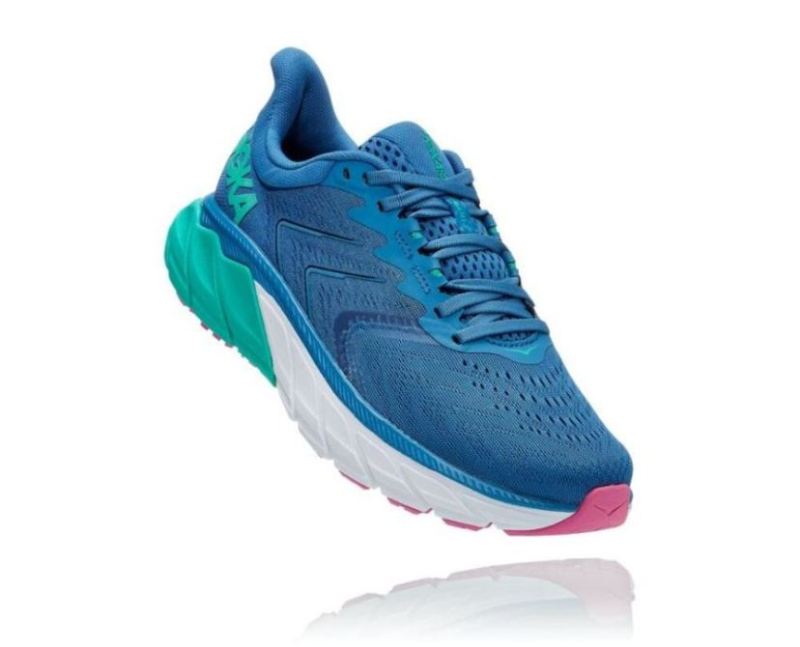 Hoka | Men's Arahi 5 Supportive Running Shoe Vallarta Blue / Atlantis