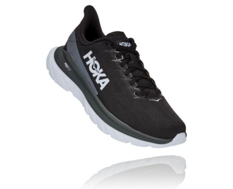 Hoka | Men's Mach 4 Running Shoe Black / Dark Shadow