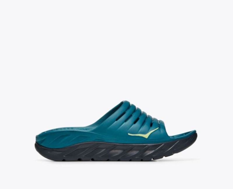 Hoka | Men's ORA Recovery Slide-Blue Coral / Butterfly